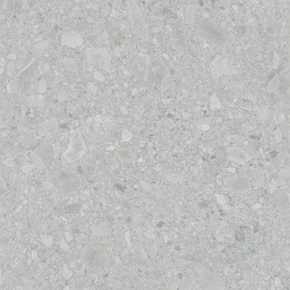 Керамогранит, LB Ceramics, Иней Tech, 600x600 мм, Серый, Матовая, Плоская