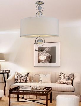 Светильник на штанге Paola PL6 хром Crystal Lux