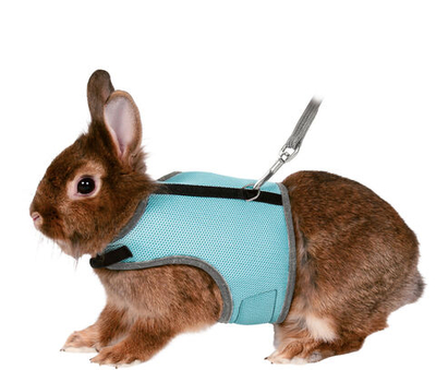 Шлейка-жилетка для кролика, полиэстер/нейлон, Trixie