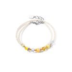 Браслет Coeur de Lion Joyful Colours White Yellow 4564/30-0100