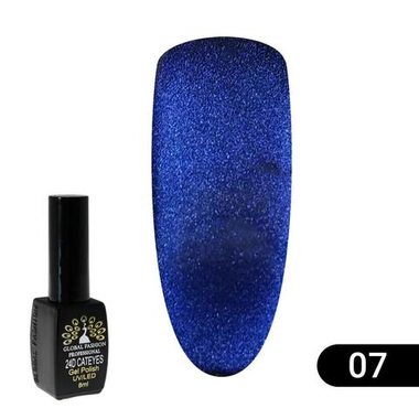 Гель лак 24D 2020 кошачий глаз Global Fashion 8 мл, 07