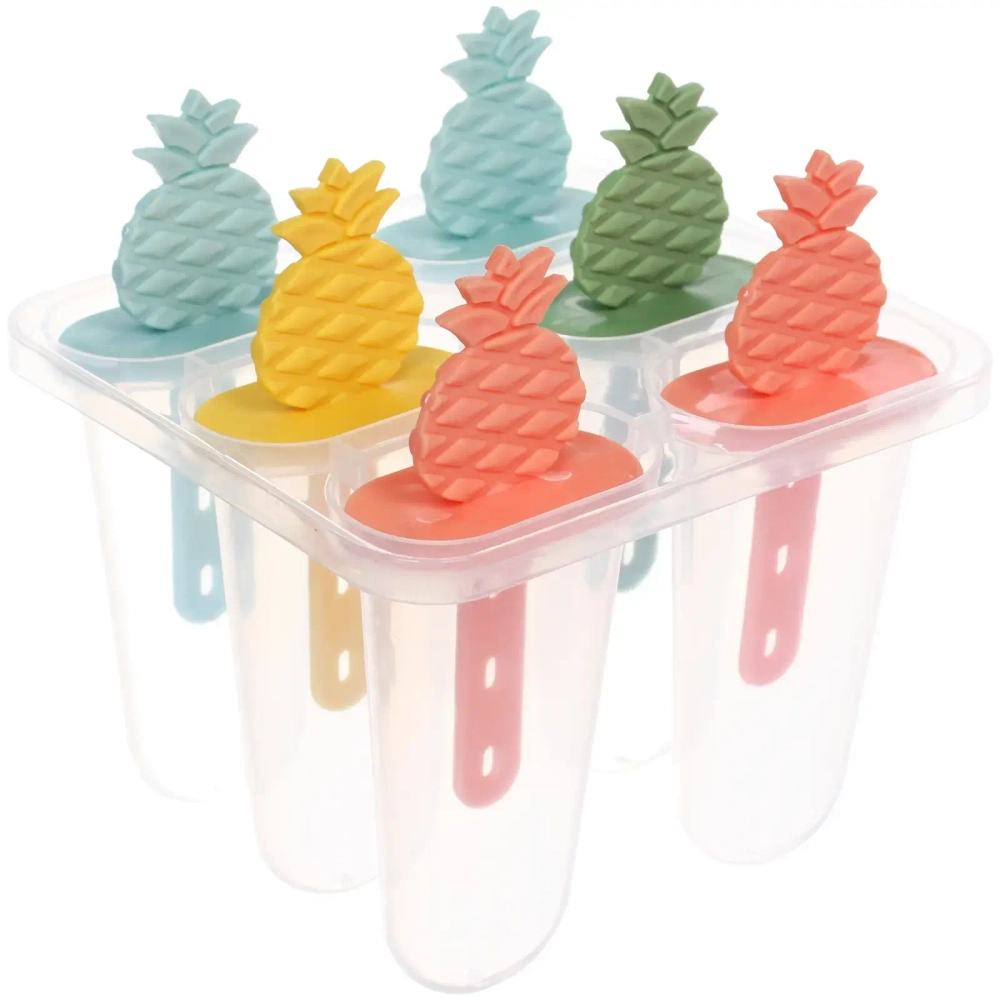 Форма для приготовления мороженого «Ананас» 6шт