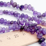 Аметист, крошка 4-8 мм, цена за нить 38 см