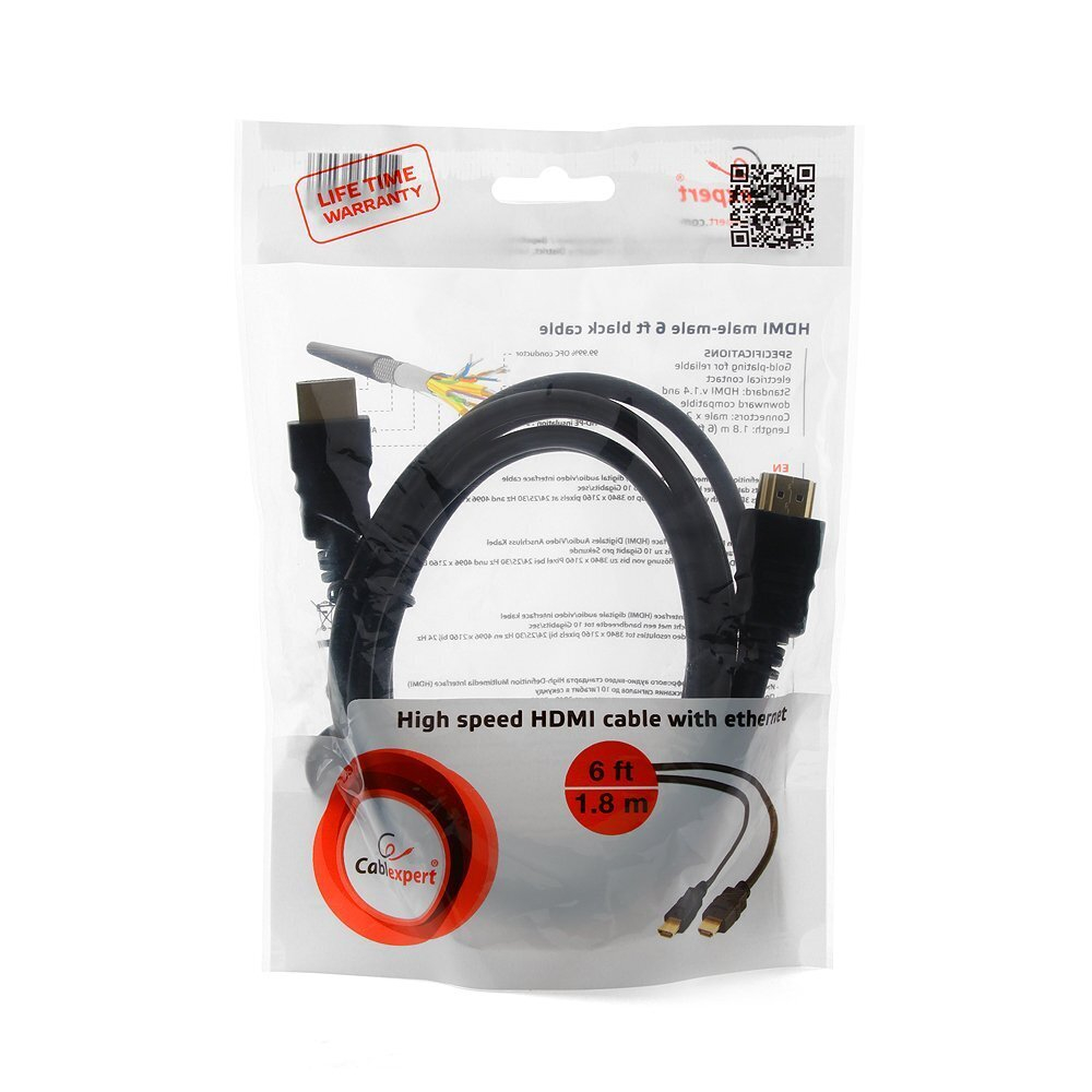 Кабель HDMI 1,8 метра Cablexpert CC-HDMI4-6