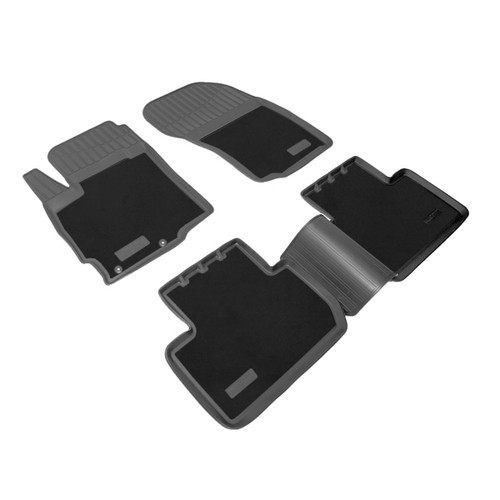 Ковры в салон Norplast/Unidec для Mitsubishi Outlander (2012-), Черный, арт.NPA11-C59-510-CM