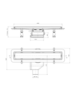 Душевой лоток POINT Гермес 450 PN50145