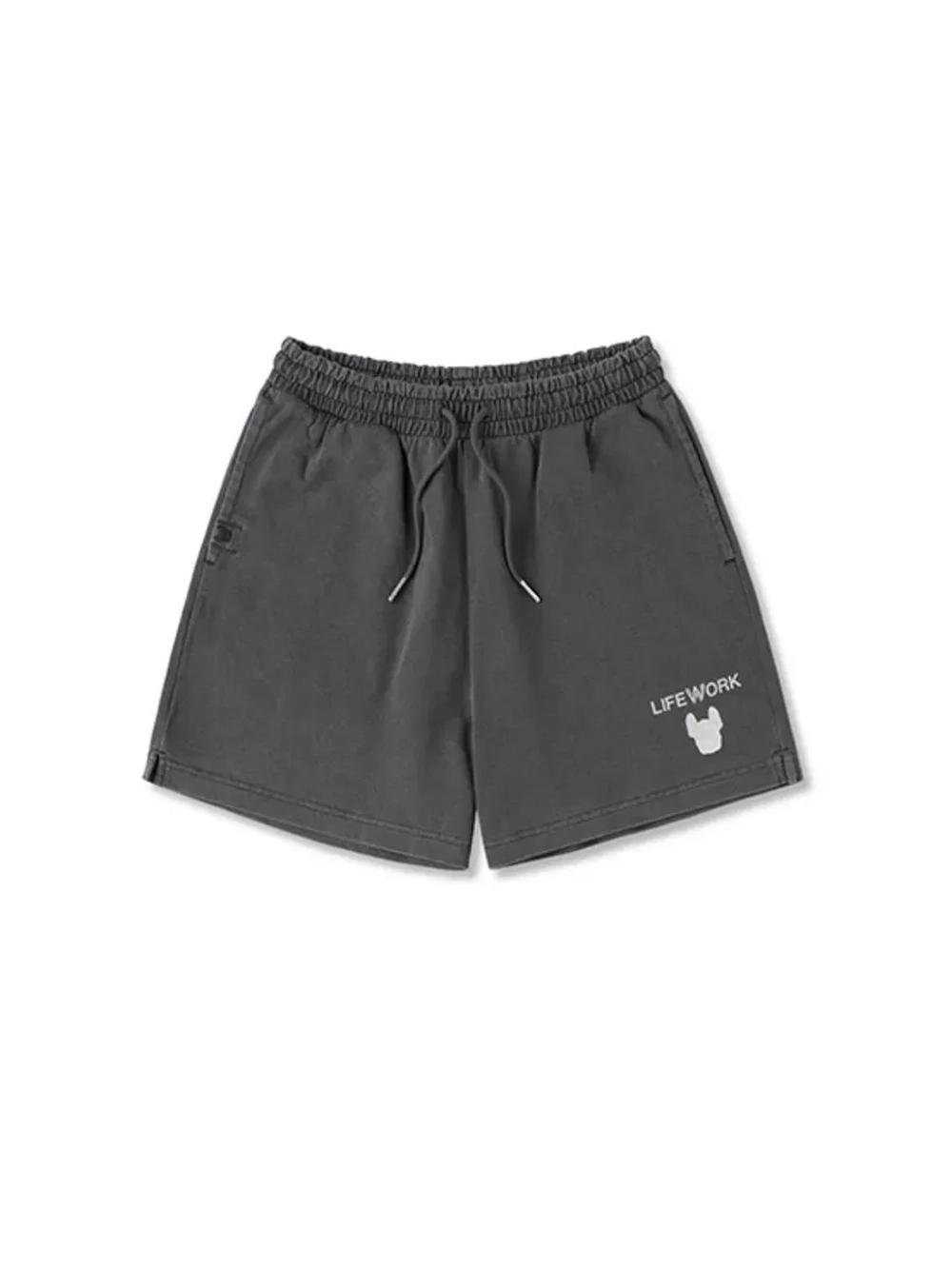 Пигментные шорты с фирменным логотипом ladok