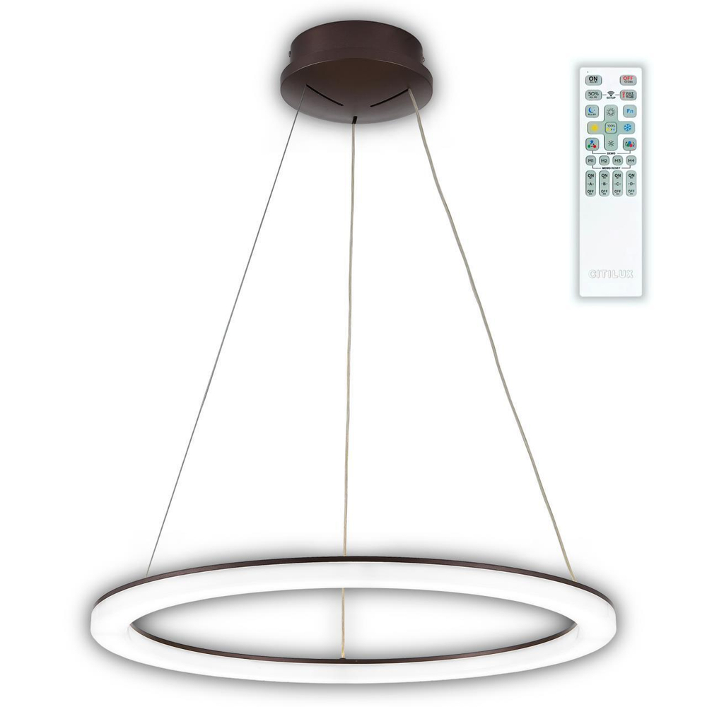 Подвесная светодиодная люстра Citilux Электрон CL710B65S