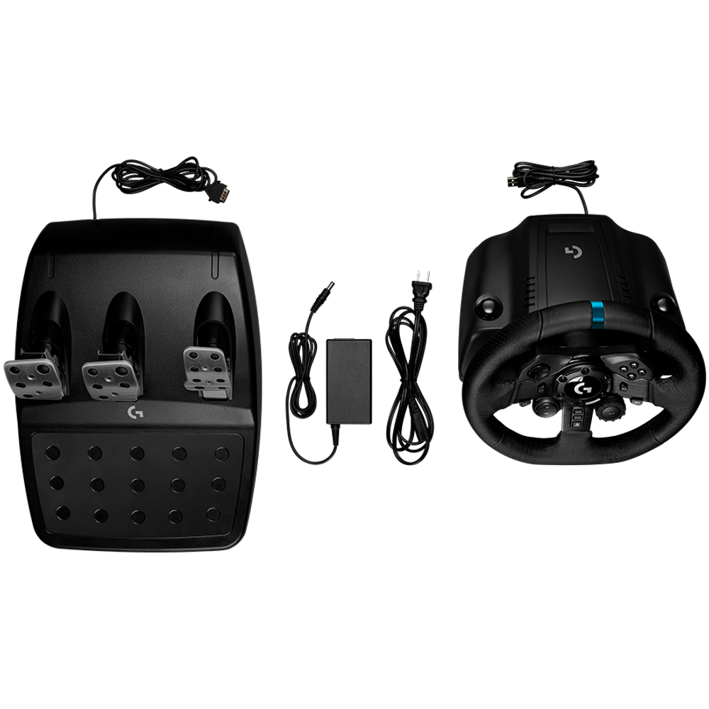 LOGITECH G923 Racing Wheel and Pedals - PC/PS - BLACK - USB