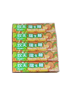 Жевательные конфеты со вкусом апельсина 35 г * 20 шт