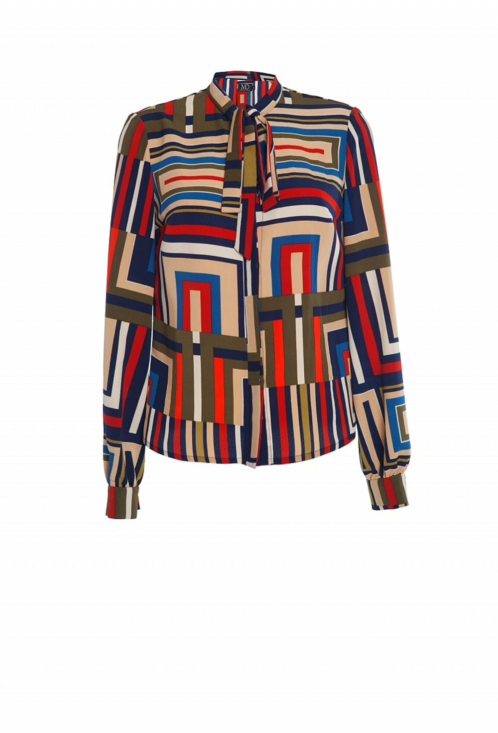 Блуза с графичным принтом LE-16-17FW