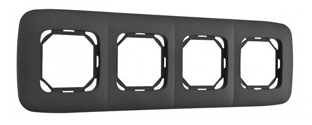 Рамка на 4 поста Arte Milano am-505.05 505.05-4.black