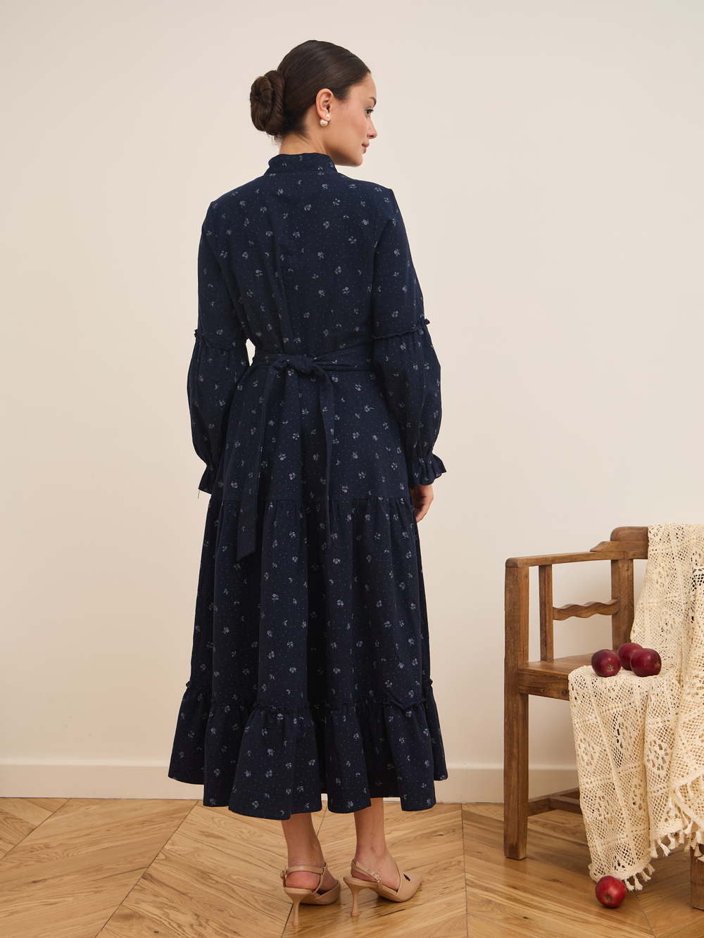 Платье на завязках