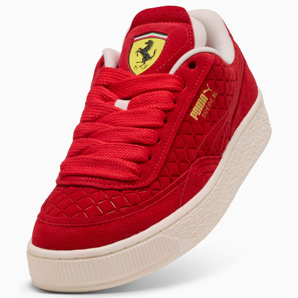 PUMA X SCUDERIA FERRARI КРОССОВКИ УНИСЕКС SUEDE XL, КРАСНЫЙ