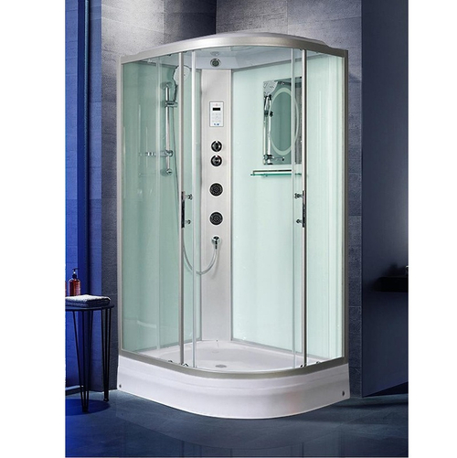 Душевая кабина WeltWasser (ВельтВассер) Werra XL 1204 L, со средним поддоном, с электрикой и ГМ, 120x90x226