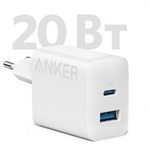 Зарядное устройство Anker ANK-A2348G21-WT USB Type-C, USB белый