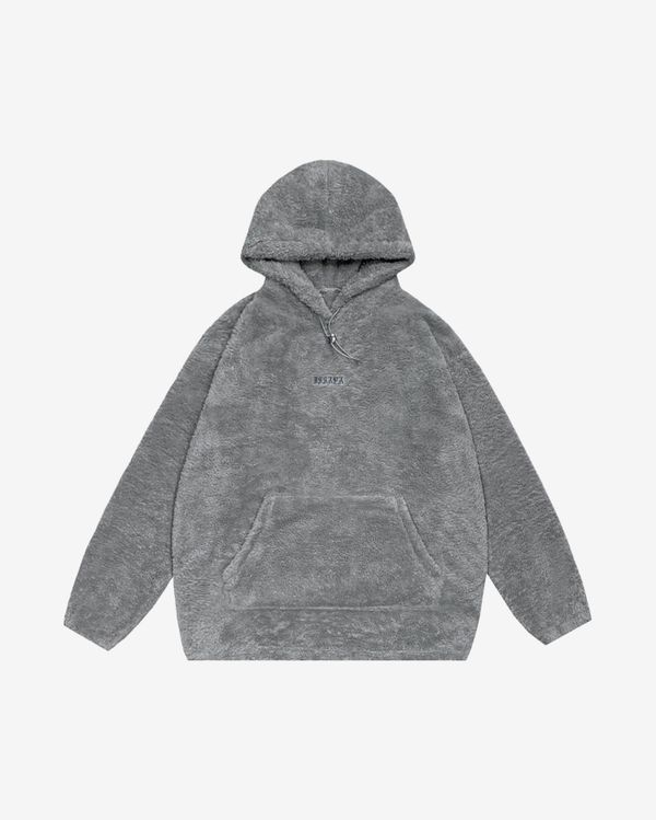 Худи Sherpa серый - фото 1