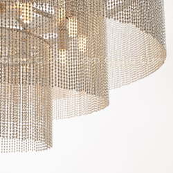 Люстра Cloyd ONASSIS C10 / Ø60 см - никель сатин (арт.11359)