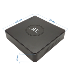 Видеорегистратор гибридный 4 канала до AHD 5 Mpix / IP 5 Mpix, p2p приложение XMEYE