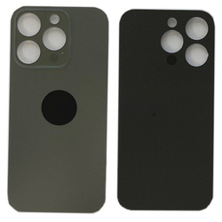 Задняя крышка для Apple iPhone 14 Pro Черный (стекло, широкий вырез под камеру)