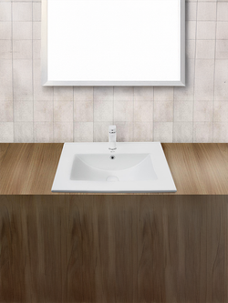 Раковина врезная WeltWasser WW  DEILBACH 7517-  60 610х395х175