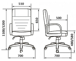 Кресло для руководителя MYRA А LAGUNA