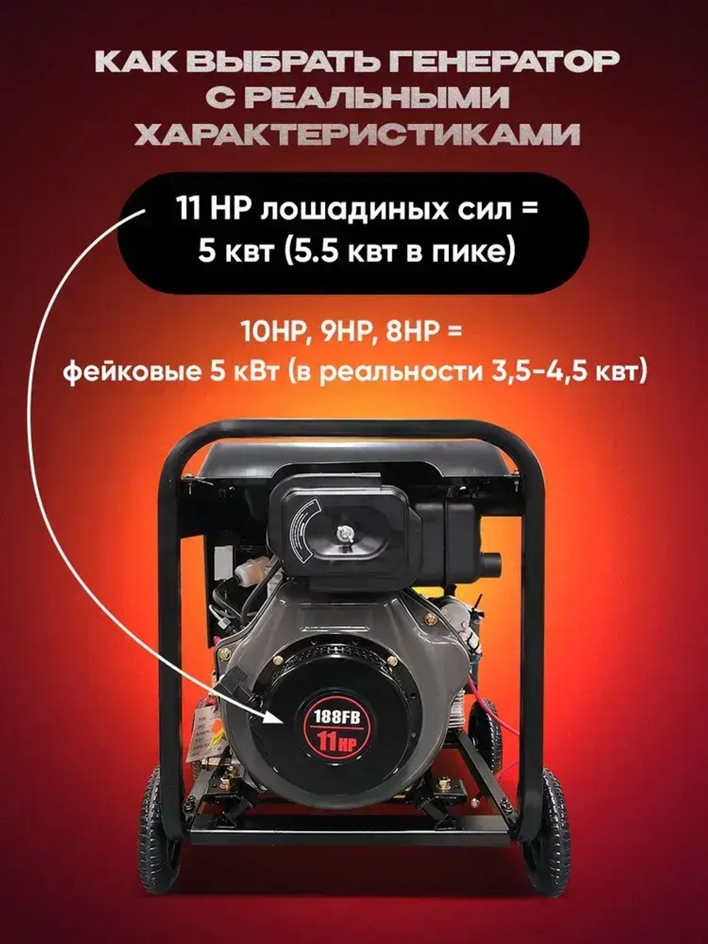 Kezga Diesel Generator дизельный генератор 5 кВт (5.5 пиковая) с электрозапуском