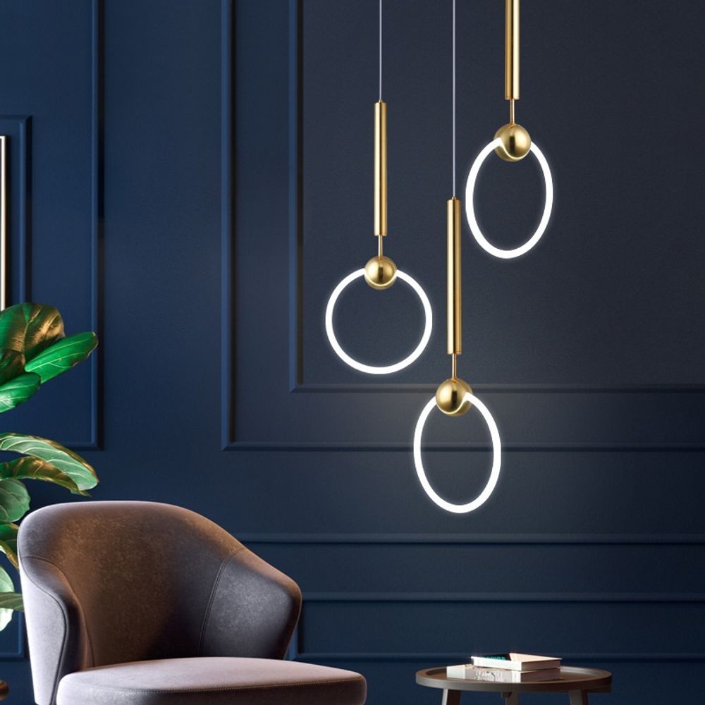 Подвесной светильник RING L D30 Серебро