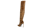 STEVE MADDEN Over The Knee Boots Women"s Leopard Print