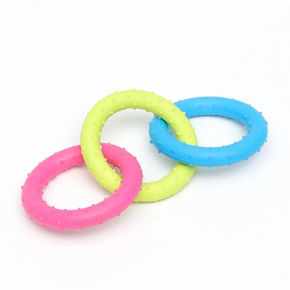 Игрушка жевательная для собак "Чистый котик" Три кольца SC-T30 Игрушка жевательная для собак "Чистый котик" Три кольца SC-T30