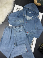 Джинсовый костюм Kiton