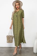 Платье Элиза (оливковый) Р11-1219/3 Nikol