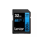 Карта памяти Lexar High-Performance 800x Blue PRO SDHC 32GB UHS-I U1 V10, R 150 МБ/с