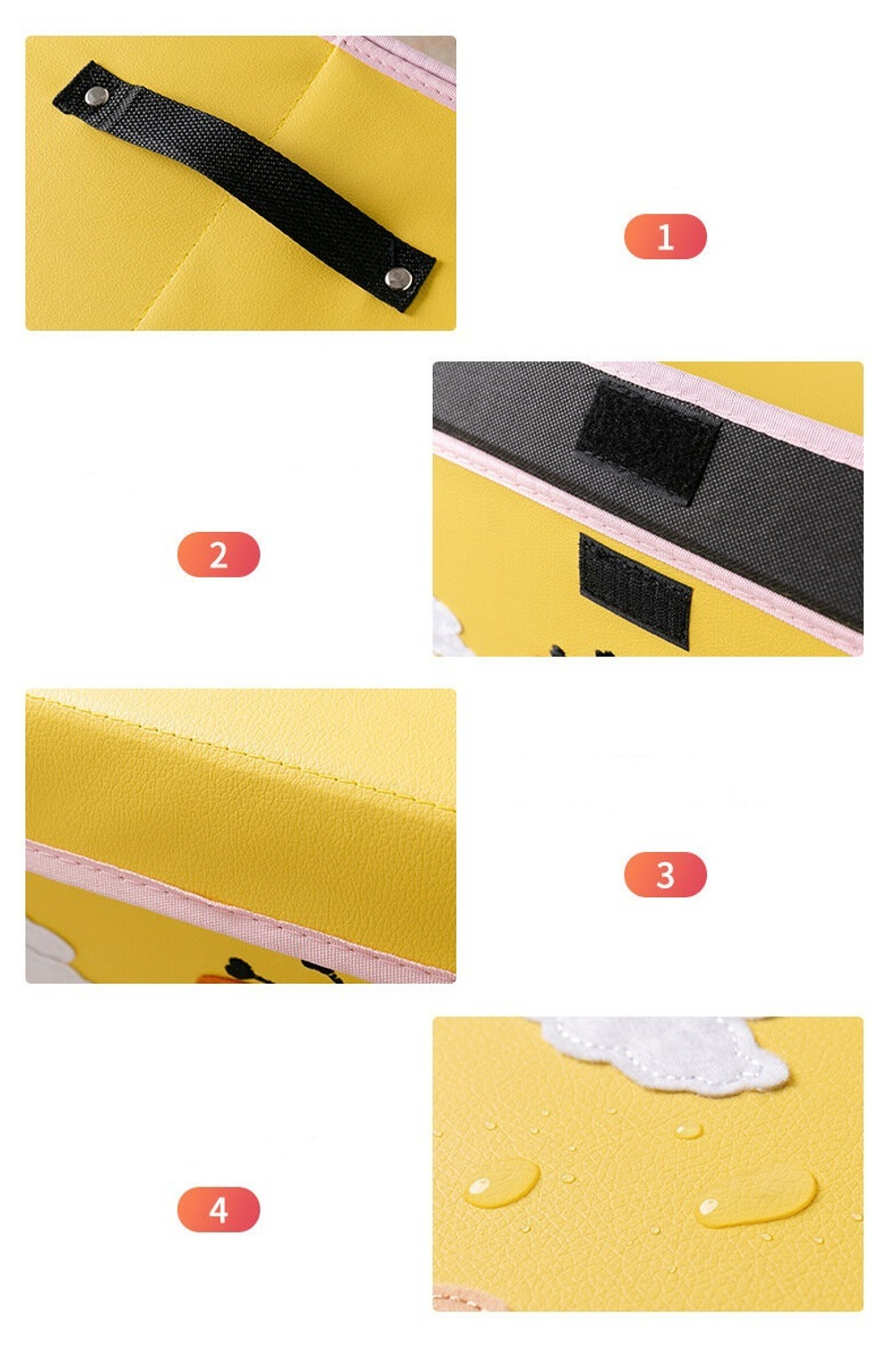 Коробка для хранения игрушек и вещей Blonder Home Little Giraffe B39RAF