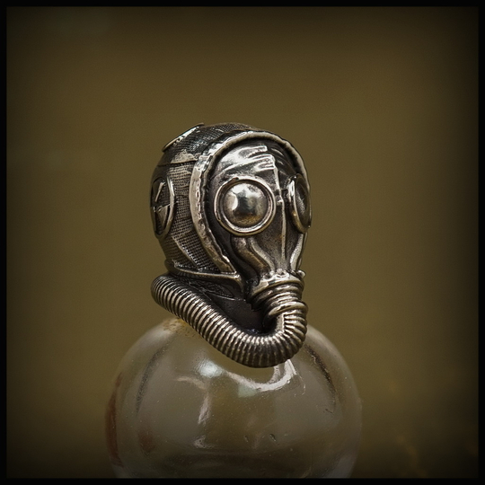 Темлячная бусина "Проводник" для ножей , мельхиор