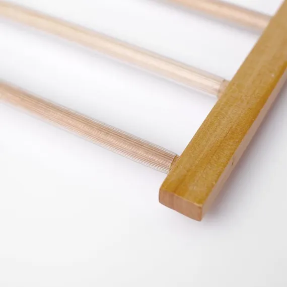 Вешалка для юбок и брюк многоуровневая Доляна, 4 перекладины, 39×34 см, сорт В