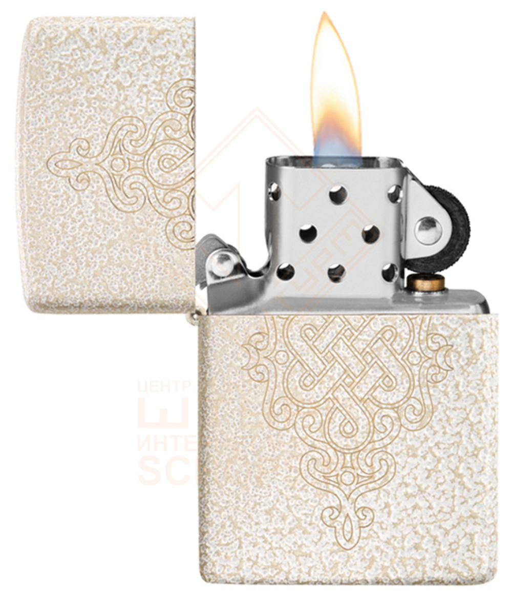 Зажигалка Zippo 49599 Lucky Knot Design, Mercury Glass