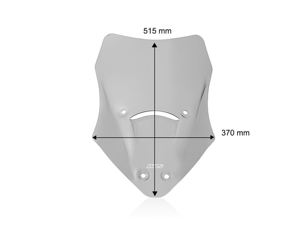 WRS Touring Высокое ветровое стекло Ducati Multistrada V2 (2025+) сильно затемненное DU036F