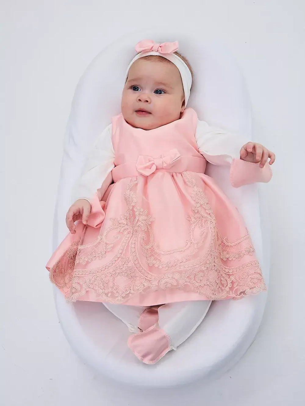 платье для новорожденной на выписку