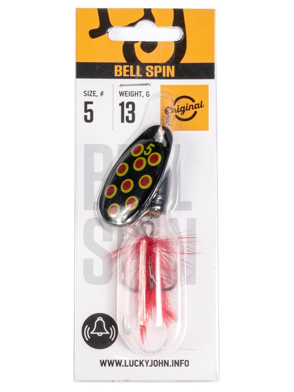Блесна вращающаяся Lucky John BELL SPIN 05 13.0г CRD