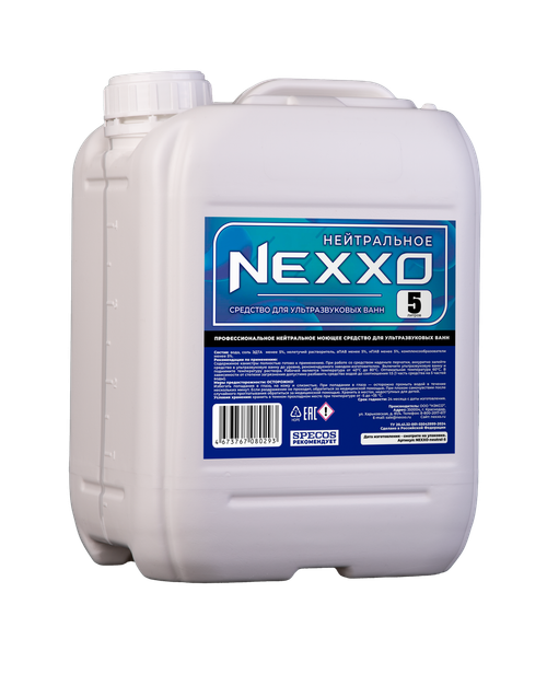 Моющая жидкость для ультразвуковой ванны NEXXO Нейтральное 5л pH ~ 8