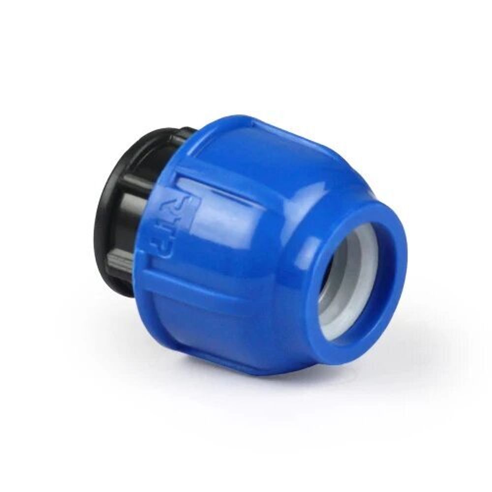 Заглушка компрессионная PN16 d 20  для ПЭ труб, РТП (11468)