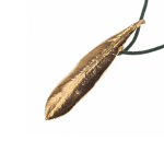 Колье лист Ester Bijoux Олива LF17A-G BR