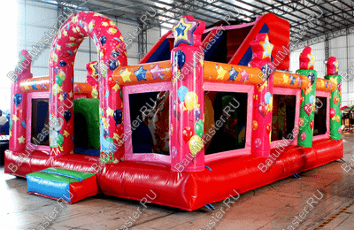 Коммерческий надувной батут "Цирк" 7*5*4 м