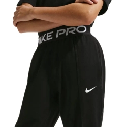 Детские теннисные брюки Nike Kids Pro Dri-Fit Fleece - black/white/white