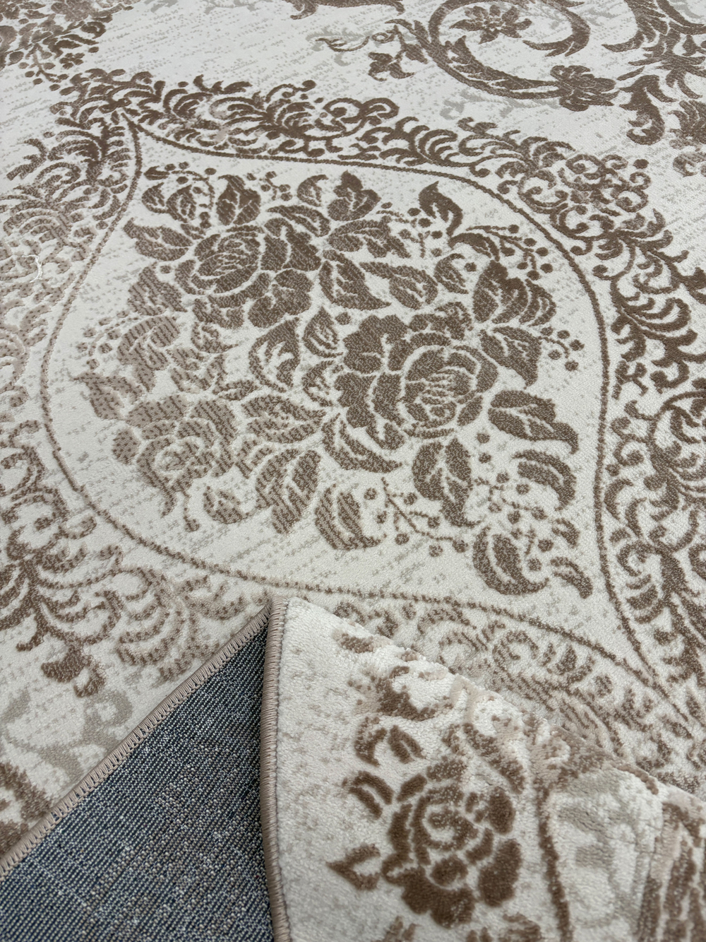 Ковер Rimma Lux 36932J Cream/D.Beige Овал