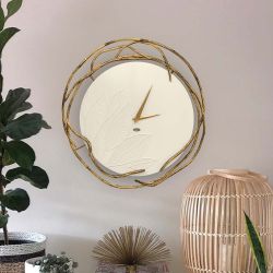 Часы настенные Арт Колор Кремовый белый Амбер