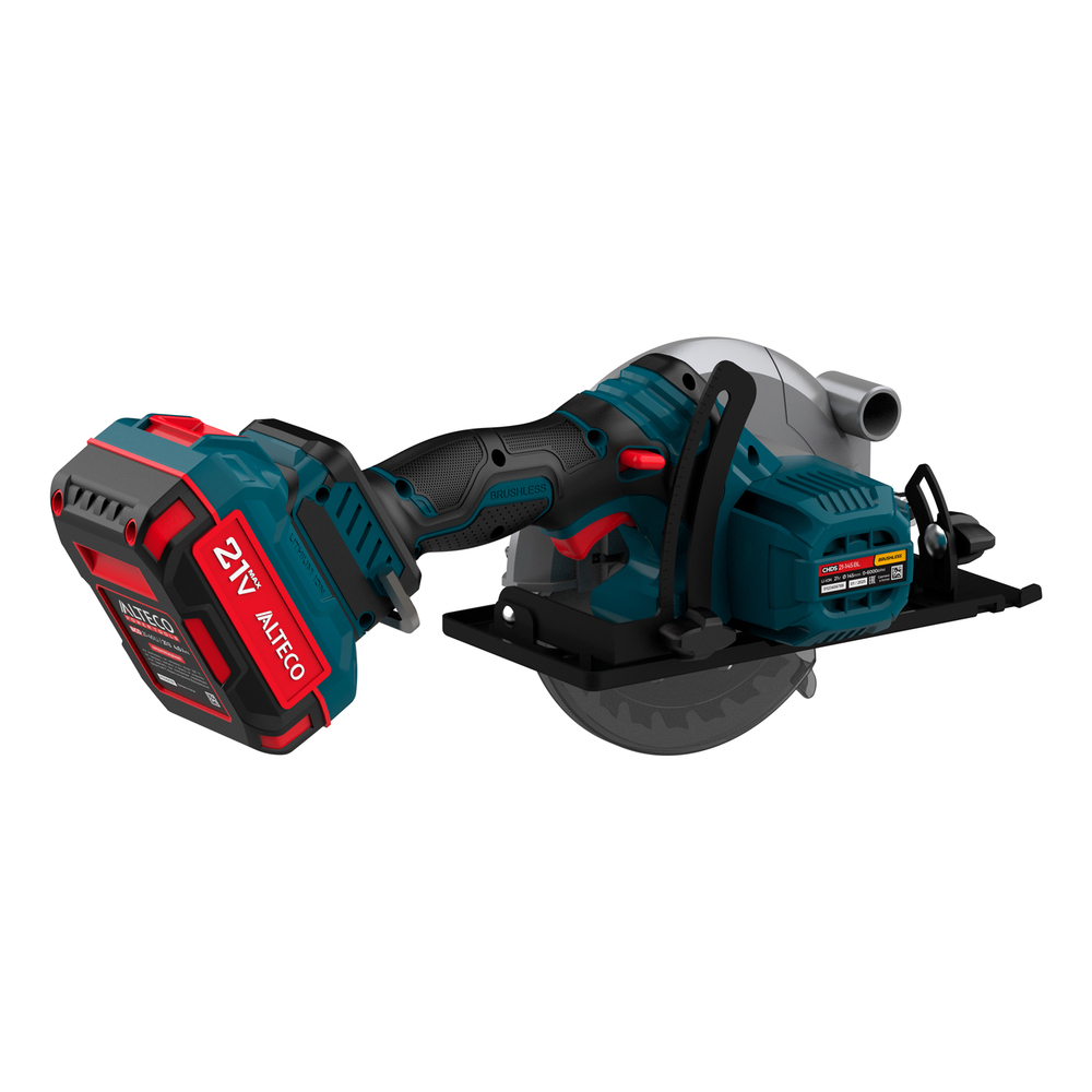 Бесщеточная аккумуляторная ручная дисковая пила ALTECO CHDS 21-145 BL