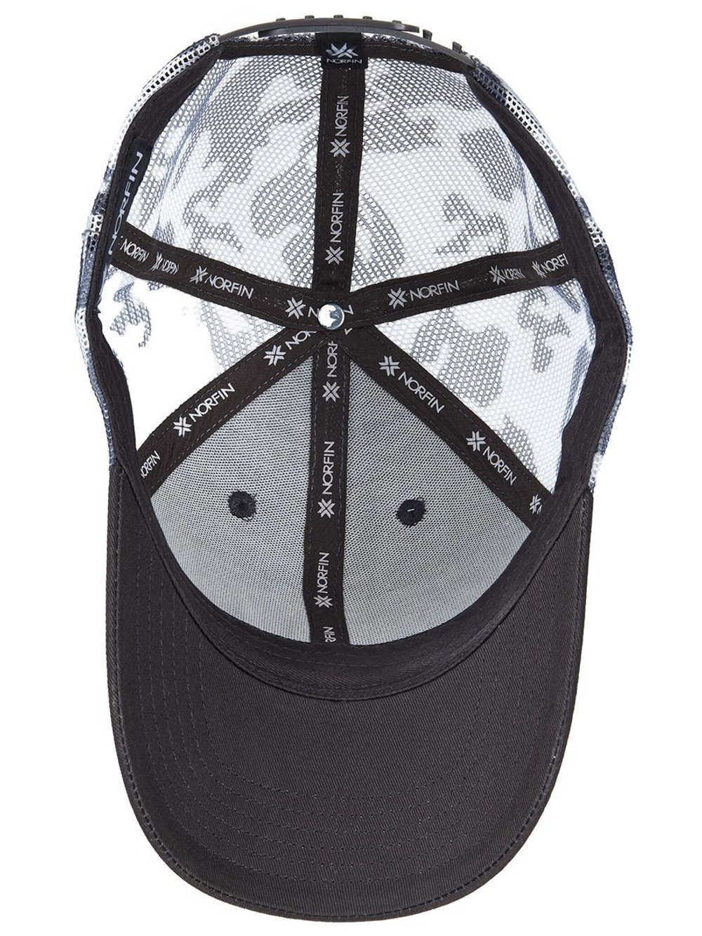 Бейсболка Norfin GREY/BLACK