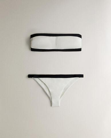 ZARA HOME ПЛАВКИ-БИКИНИ В КОНТРАСТНУЮ ПОЛОСКУ, ЭКРЮ